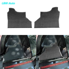 Real Carbon Fiber Rear Trunk Inside Lower Cover Trim For Dodge Challenger 15-24