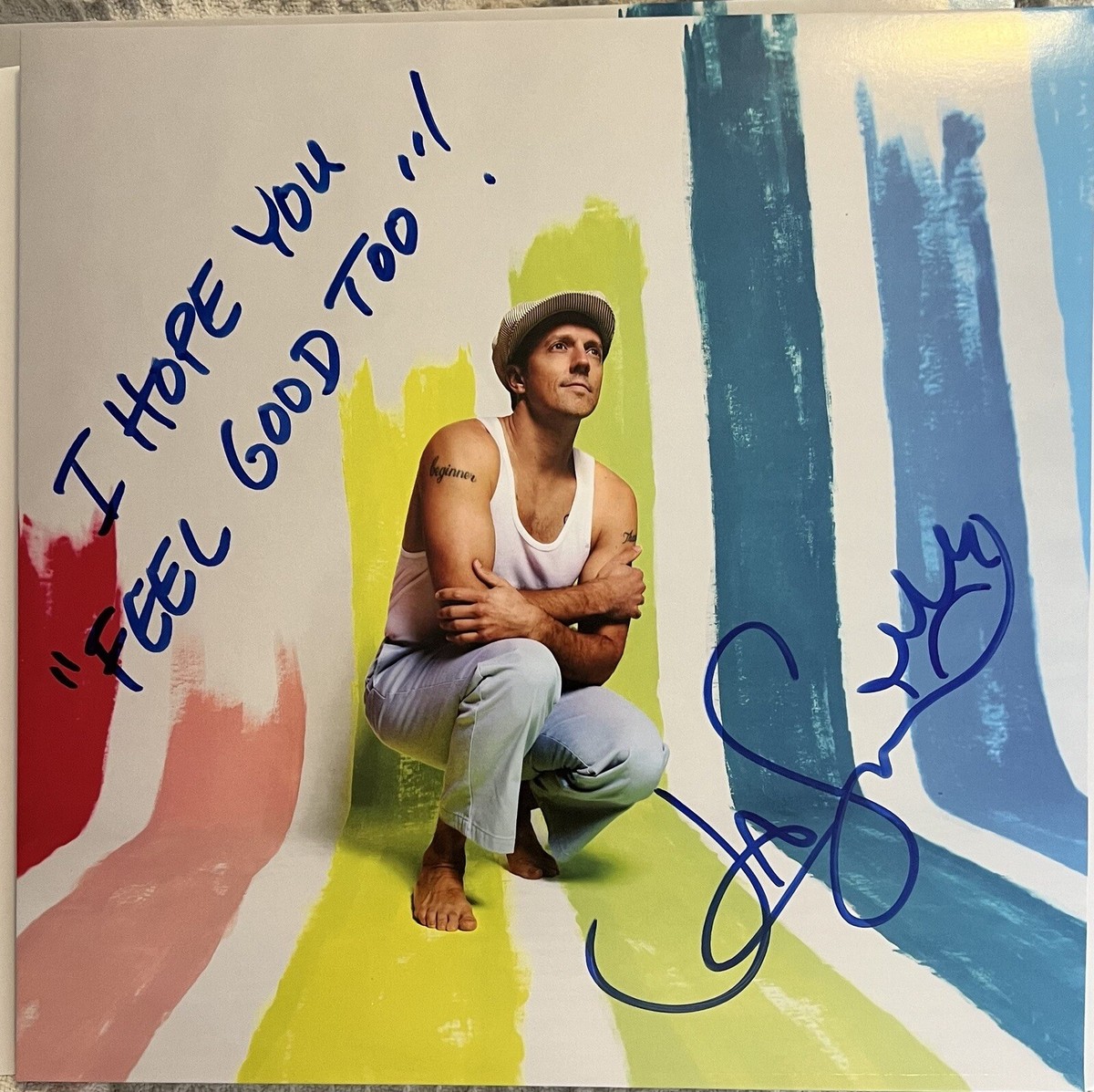 Jason Mraz Signed Autographed LP Mystical Magical Rhythmical