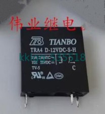 5PCS NEW TIANBO TRA4 D-12VDC-S-H Electromagnetic Relay for Home Appliances