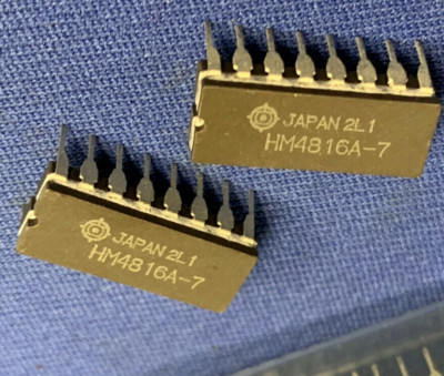 HM4816A-7 HITACHI 16-Pin CERDIP 4816A RAM 1Kx16 ORIG TUBES LAST ONES QTY-1
