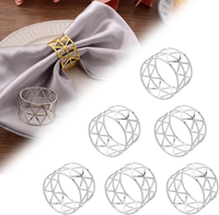 20 StüCk Serviettenringe Silber, Serviettenringe Weihnachten, Serviettenring, Se