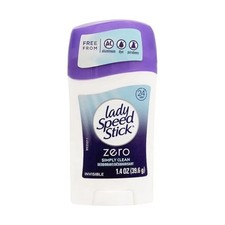 12x Lady Speed Stick Zero Simply Clean Deodorant Bulk Lot Personal Care 1.4oz 12x Lady Speed Stick Zero Simply Clean Deodorant Bulk Lot Personal Care 1.4oz