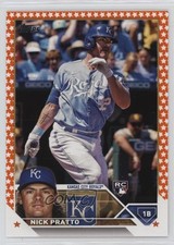 2023 Topps Complete Set Fanatics Exclusive Orange Star /99 Nick Pratto #182 15t1