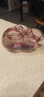 Vintage Light Pink Glass Rabbit Tea Light Holder — photo 4