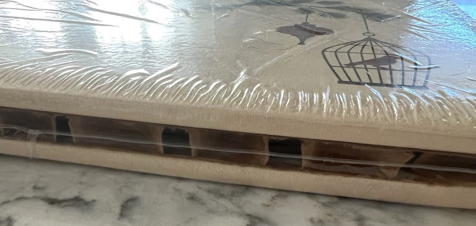 Creative Memories 12" x 12" Noel Album Christmas Scrapbook Tan Birds & Pine - Image 3 of 4