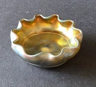 Tiffany “Favrille” Glass Open Salt Cellar
