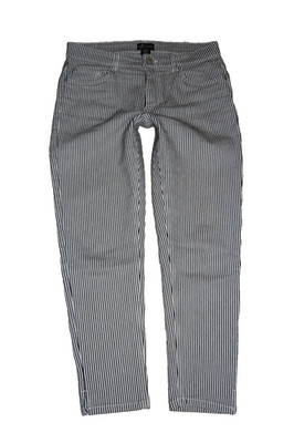 UP2FASHION - GR. 42 - Hose Chino-Form schwarz-weiß gestreift
