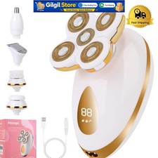 Rechargeable Waterproof Electric Shaver for Women Gentle Hair Removal Device