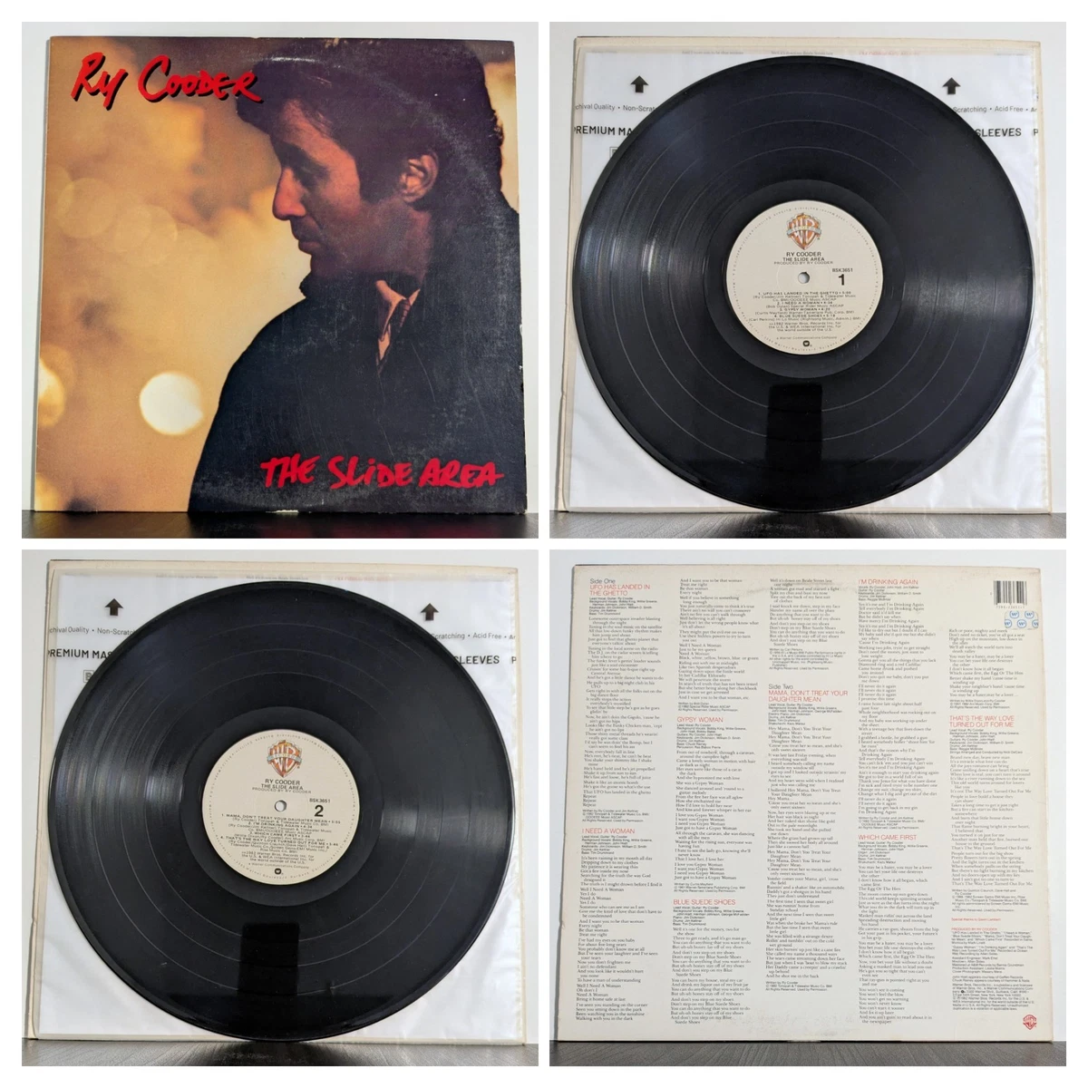 RY COODER　12㌅レコード Amazon.com: Ry Cooder - Get Rhythm - Warner Bros. Records - WX 121