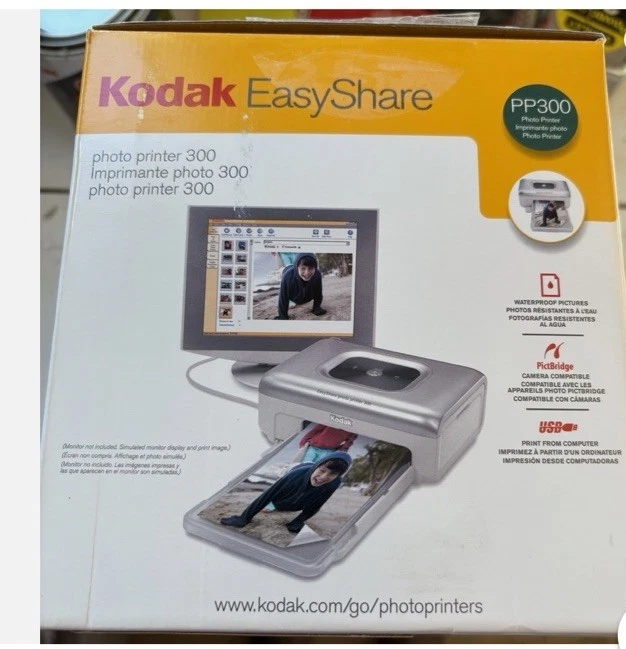 Kodak EasyShare PP300 Digital Photo Thermal Printer, 600 photo & ink  - Image 3 of 4