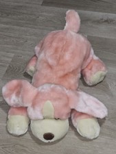 2000 Vintage Rare Toys R Us Animal Alley Pink Darby Dog Plush Stuffed Animal 20"