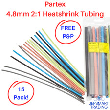 PARTEX 4.8mm Phase Colour & GY 2:1 Standard Wall Heatshrink Pack HSKIT1-4.8 #540