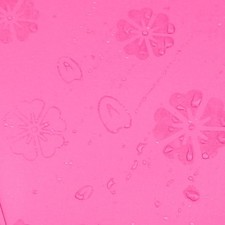 Dual Protection Umbrella with Floral Patterns 3 Fold Design for Sun and Rain