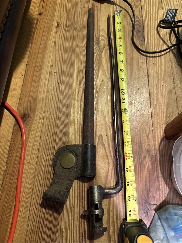 Dug Civil War 💥 🇺🇸 💣 Scarce Bayonet W Metal Scabbard