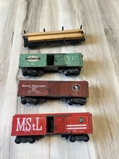 American Flyer 24516 Lumber, 24065 NYC, 25006 Boxcar, 24048 Box Car