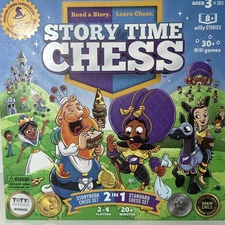 Story Time Chess Read A Story Learn Chess New / Sealed 2021 Thinking Cup TOTY