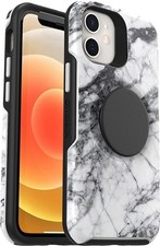 OtterBox Otter  Pop Symmetry Series Case for iPhone 12 Mini - White Marble