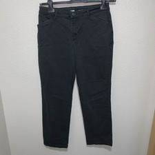 Lee Relaxed Fit Women s Pants Size 10 Black Mid Rise
