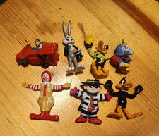 McDonald's Looney Tunes Happy Meal Toys Lot of 7, 1993 Vintage