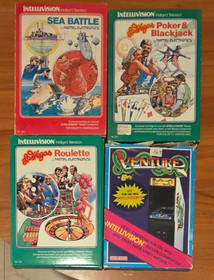 1979 INTELLEVISION CONSOLE MODEL 2609 plus 25 Games and Intellivoice