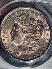 1898 $1 Morgan Dollar ANACS MS61 Toned #7944441
