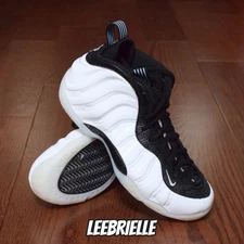 NIKE AIR FOAMPOSITE ONE WHITE METALLIC SILVER BLACK NBY DV0815-100 SIZE 8