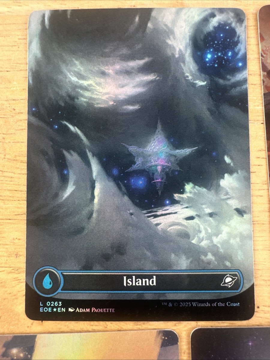 MTG EOE Foil Land Set Plains Island Swamp Mountain Forest Pack