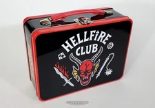 🚦Bioworld Stranger Things Hellfire Club Metal Lunch Box - New!