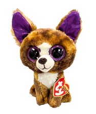 Ty Beanie Boos - Dexter the Chihuahua, Glitter Eyes, MWMT Stuffed Animal Toy