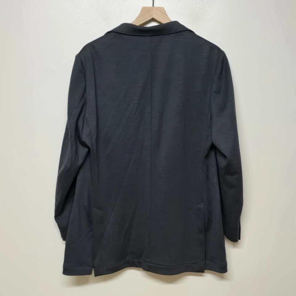 Chaqueta Blazer Abrigo SAMUELSOHN Lana Merino Tejida Gris Para Hombre 42R $795 Negocios Foto 4 de 4