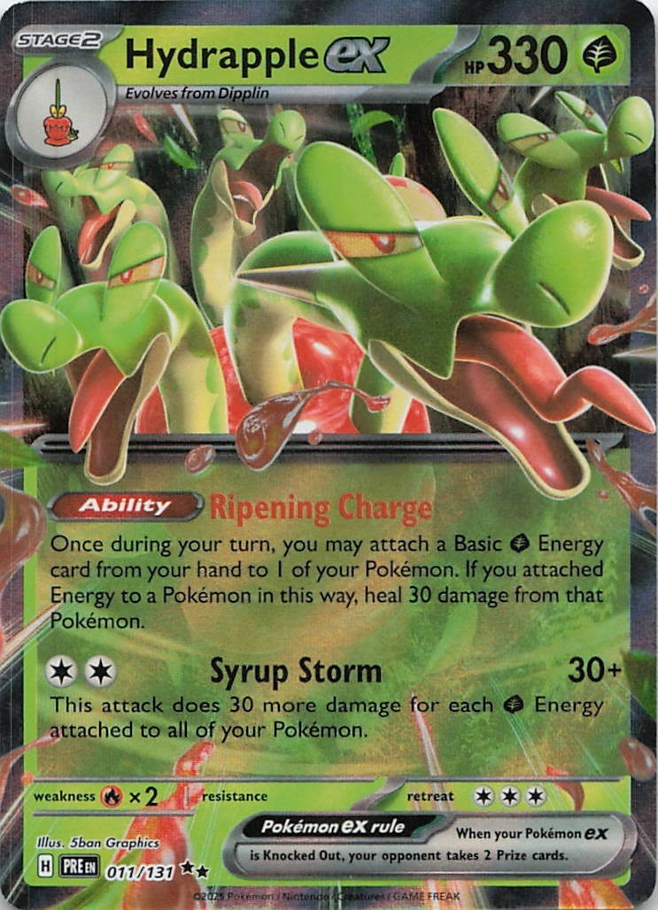 Pokemon - Hydrapple ex 011/131 - Double Rare – Prismatic Evolution - NM/M