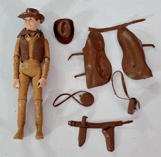 X 608 VINTAGE 1960'S MARX BEST OF THE WEST JOHNNY WEST ACTION FIGURE