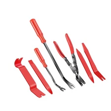 7 Pcs Auto Trim Removal Tool with Plastic Pry Tool, Automotive Car Trim Rivet...