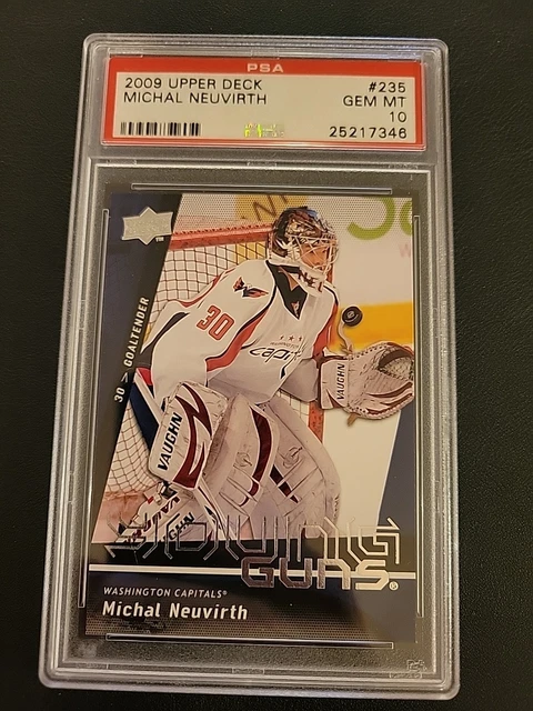 2009-10 Upper Deck Young Guns Michal Neuvirth #235 PSA 10