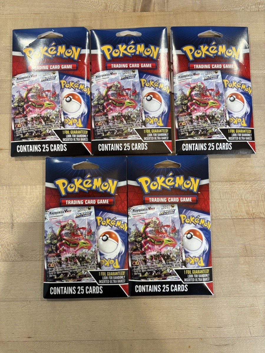 Lot of 5 Factory Sealed Pokemon TCG Mystery Pack w/ Foil Card MJ Holding  Company