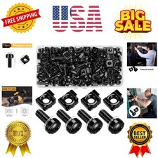 110 Pcs/55 Set Rack Mount Screws and Cage Nuts for Rack Mount Server Cabinet,...