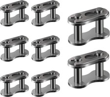 Pack-10 #420 Chain Master Link Steel Heavy Duty Roller Connector