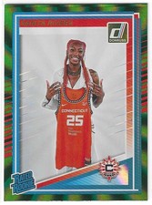 2025 Panini Donruss WNBA - Rated Rookie Saniya Rivers #92 Green Laser (RC) SP