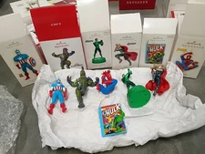 Lof Of 6 Marvel Comics Hallmark Keepsake Ornaments