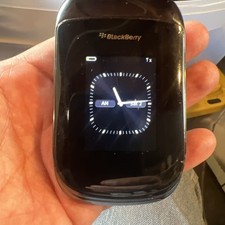 BlackBerry Style 9670 Black RARE Vintage Flip-Phone w/Battery Works Great!