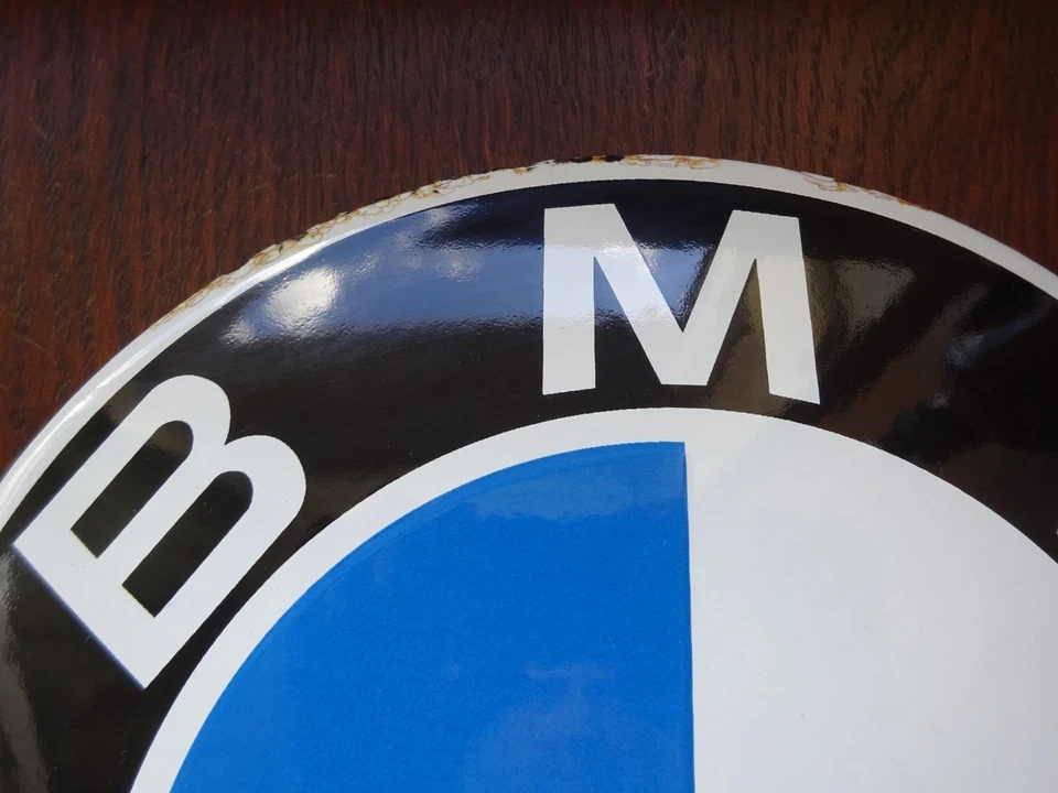 BMW, Auto, Automobil, Kfz, Werkstatt, Emailschild, Emaille, Garage, oldtimer - Bild 4 von 4