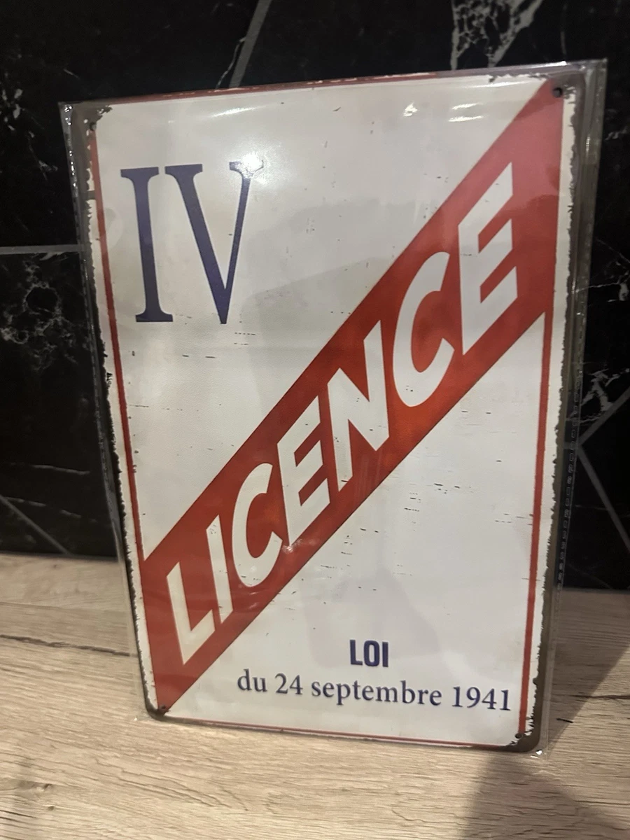 Plaque métal enseigne Atelier 80x18cm,idée cadeau déco garage