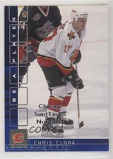 2001 ITG Be A Player Memorabilia Sapphire Chicago Sun-Times /10 Chris Clark 1s8