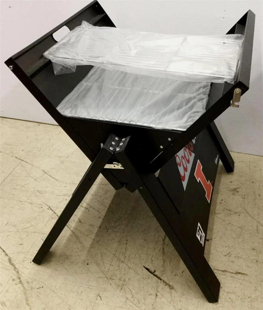 COOR'S LIGHT PORTABLE TAILGATING GRILL CHARCOAL SMOKE BBQ CAMPING LARGE FOLD-UP