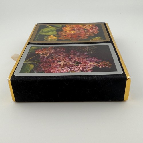 Vintage Congress Kathryn White Floral Playing Cards Double Deck COMPLETE - Picture 15 of 16