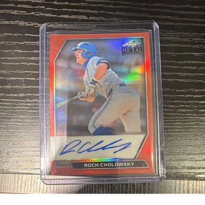 Leaf Metal Roch Cholowsky Autograph Rookie Serial Numbered 4/4 2026 BA-RC2