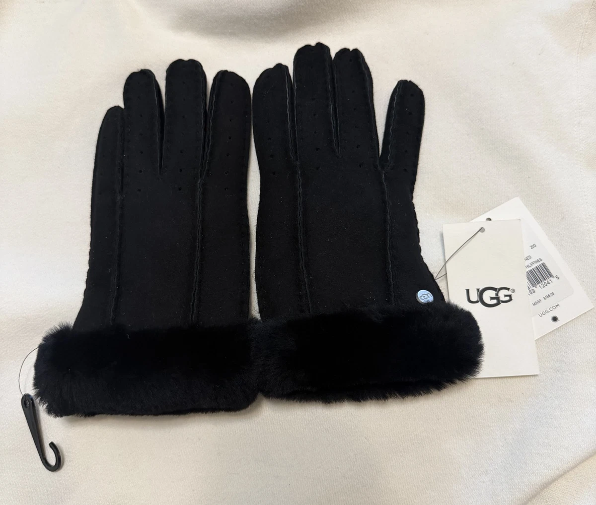 UGG Leather Black Gloves & Mittens for Women for sale | eBay