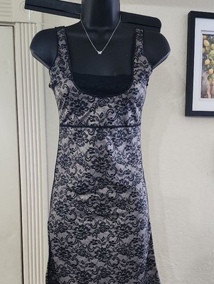 FIT Figure Improving Technology Lace Shaping Slip Dress Sz M Shapewear Y2K