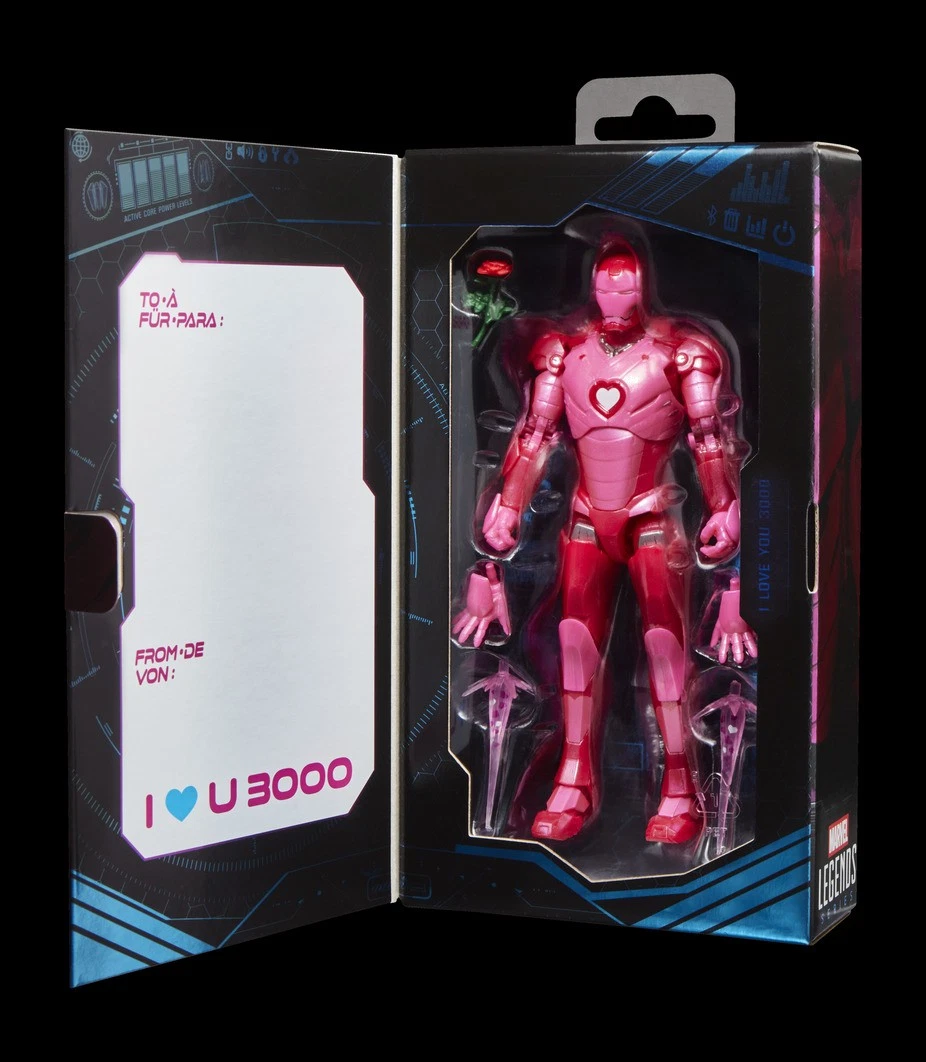 HASBRO Figura de acción MARVEL LEGENDS SERIES IRON MAN I LOVE YOU 3000 15 CM