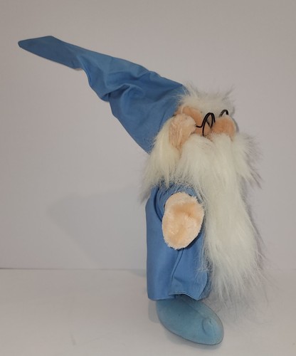 Vintage Disney Wizard Mr Merlin peluche Sears spada nella pietra personaggio classico - Foto 4 di 7